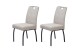 4-Fußstuhl >LINZ S< (2er-Set) in Beige, Webstoff - 49x97x64cm (BxHxT)
