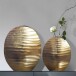 Dekovase >WL7.186< (2-teilig) in Gold, Aluminium - 26x31x14cm (BxHxT)
