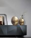 Dekovase >WL7.186< (2-teilig) in Gold, Aluminium - 26x31x14cm (BxHxT)