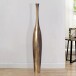Dekovase >BOTTLE< in Gold, Aluminium - 100x14cm (HxD)