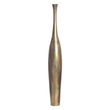 Dekovase >BOTTLE< in Gold, Aluminium - 75x13cm (HxD)