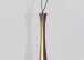 Dekovase >BOTTLE< in Gold, Aluminium - 75x13cm (HxD)