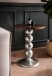 Beistelltisch >WL7.210< in Mango, Massivholz & Aluminium - 62x50cm (HxT)