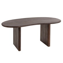 Schreibtisch >WL7.230< in Akazie Braun, Massivholz - 180x90x75cm (LxBxH)