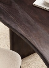 Schreibtisch >WL7.230< in Akazie Braun, Massivholz - 180x90x75cm (LxBxH)