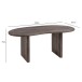 Esstisch >WL7.237< in Akazie, Massivholz & Metall - 180x90x75cm (LxBxH)