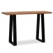 Konsolentisch >WL7.240< in Akazie, Massivholz & Metall - 118x41x76cm (LxBxH)