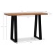 Konsolentisch >WL7.240< in Akazie, Massivholz & Metall - 118x41x76cm (LxBxH)