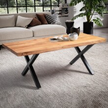 Couchtisch >WL7.283< in Akazie, Massivholz &...