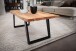 Couchtisch >WL7.284< in Akazie, Massivholz & Metall - 120x46x60cm (BxHxT)