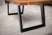 Couchtisch >WL7.284< in Akazie, Massivholz & Metall - 120x46x60cm (BxHxT)