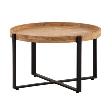 Couchtisch >WL7.311< in Akazie, Massivholz &...