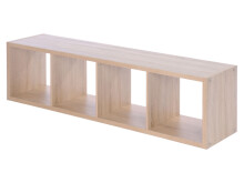 Raumteilerregal >Mareen< in Sonoma-Eiche - 38x141x33cm (BxHxT)