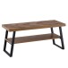 Couchtisch >WL7.316< in Eiche Dekor Fischgrät - 100x41x40 (BxHxT)