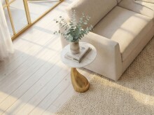 Beistelltisch >WL7.354< in Gold, Marmor & Aluminium - 63x45cm (HxD)