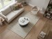 Couchtisch >WL7.376< in Weiß / Schwarz, Marmor & Aluminium - 63x63x30cm (LxBxH)