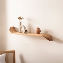 Wandboard >WL7.381< in Mango, Massivholz - 60x36x20cm (BxHxT)