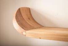 Wandboard >WL7.381< in Mango, Massivholz - 60x36x20cm (BxHxT)