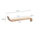Wandboard >WL7.381< in Mango, Massivholz - 60x36x20cm (BxHxT)