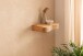 Wandboard >WL7.385< in Akazie, Massivholz - 40x8x20cm (BxHxT)