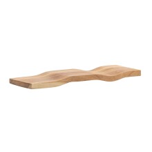 Wandboard >WL7.395< in Akazie, Massivholz - 40x3x20cm (BxHxT)
