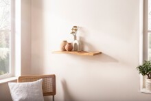Wandboard >WL7.395< in Akazie, Massivholz - 40x3x20cm (BxHxT)