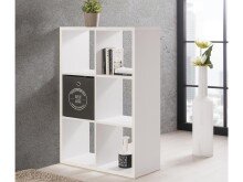 Regal >Mareen< in Weiß - 73x107x33cm (BxHxT)