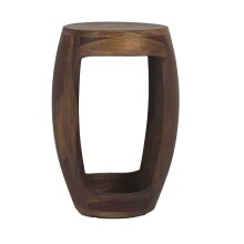 Beistelltisch >WL7.411< in Sheesham, Massivholz - 45x30cm (HxD)
