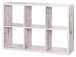 Regal >Mareen< in Fresko - 73x107x33cm (BxHxT)