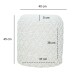 Pouf >WL7.420< mit Stauraum, in Weiß, Stoff - 45x40cm (HxD)