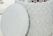 Pouf >WL7.420< mit Stauraum, in Weiß, Stoff - 45x40cm (HxD)
