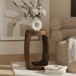 Beistelltisch >WL7.433< in Mango, Massivholz - 45x30cm (HxD)