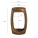 Beistelltisch >WL7.433< in Mango, Massivholz - 45x30cm (HxD)