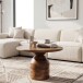 Couchtisch >WL7.434< in Mango, Massivholz - 42x60cm (HxD)