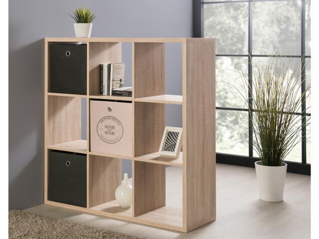 Regal >Mareen< in Sonoma-Eiche - 107x107x33cm (BxHxT)