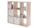 Regal >Mareen< in Sonoma-Eiche - 107x107x33cm (BxHxT)
