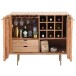 Barschrank >WL7.441< in Akazie, Massivholz - 90x78x45cm (BxHxT)