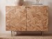 Barschrank >WL7.441< in Akazie, Massivholz - 90x78x45cm (BxHxT)