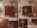 Barschrank >WL7.442< in Akazie, Massivholz & Metall - 75x96x46cm (BxHxT)