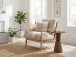 Beistelltisch >WL7.446< in Mango, Massivholz - 45x35cm (HxD)