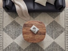 Couchtisch >WL7.448< in Mango, Massivholz - 60x32x60cm (BxHxT)