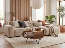 Couchtisch >WL7.449< in Mango, Massivholz - 60x39x60cm (BxHxT)