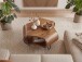 Couchtisch >WL7.449< in Mango, Massivholz - 60x39x60cm (BxHxT)