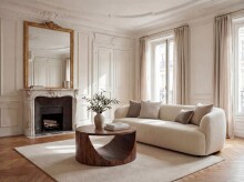 Couchtisch >WL7.452< in Mango, Massivholz - 36x60cm (HxD)