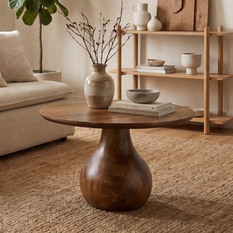 Couchtisch >WL7.454< in Mango, Massivholz - 40x60cm (HxD)