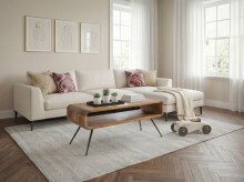 Couchtisch >WL7.455< in Mango, Massivholz - 105x40x45cm (LxBxH)