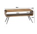 Couchtisch >WL7.455< in Mango, Massivholz - 105x40x45cm (LxBxH)