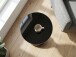 Beistelltisch >WL7.460< in Schwarz, Metall & Glas - 62x23cm (HxD)