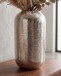 Dekovase >WL7.466< in Silber, Aluminium - 45x20cm (HxD)