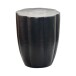 Beistelltisch >WL7.470< in Schwarz, Aluminium - 50x41cm (HxD)